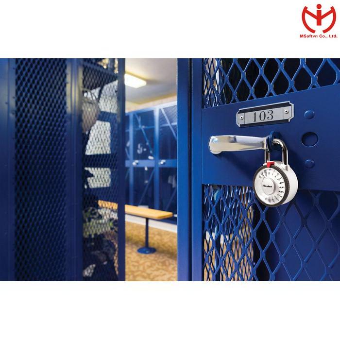 Ổ khóa số Master Lock 1588 D mật mã cố định - khóa tủ cá nhân - MSOFT