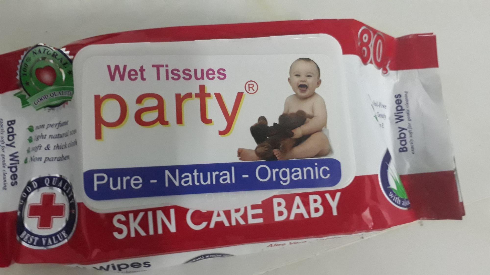 Combo 20 gói Khăn ướt Cao Cấp Party 80g