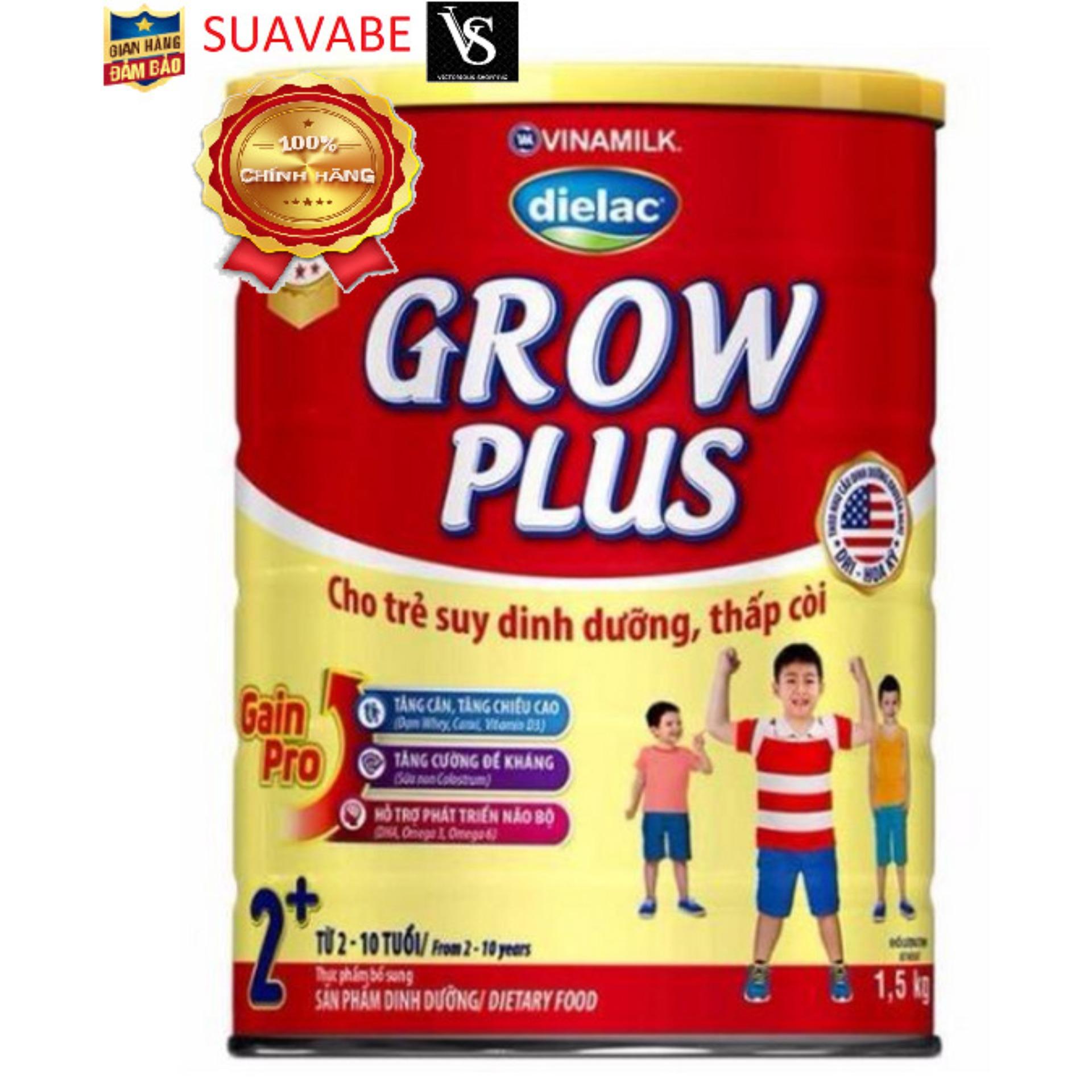 SỮA BỘT DIELAC GROW PLUS 2+ HỘP THIẾC 1400G
