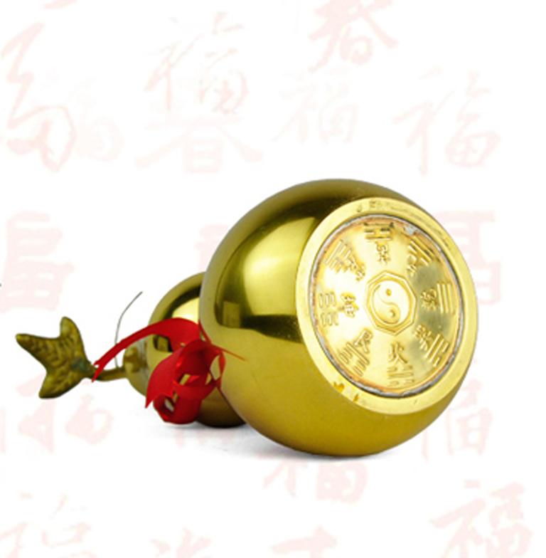 Hồ lô bát quái bằng đồng thau cỡ đại