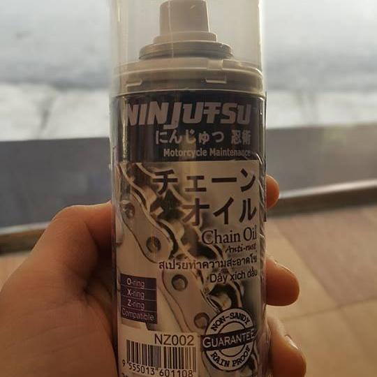 Chai dầu bôi trơn xích xe máy Ninjutsu NZ002 Samurai