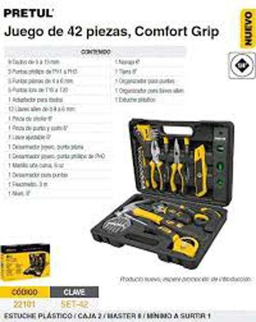 Bộ Set đồ nghề 42 chi tiết Pretul - SET-42