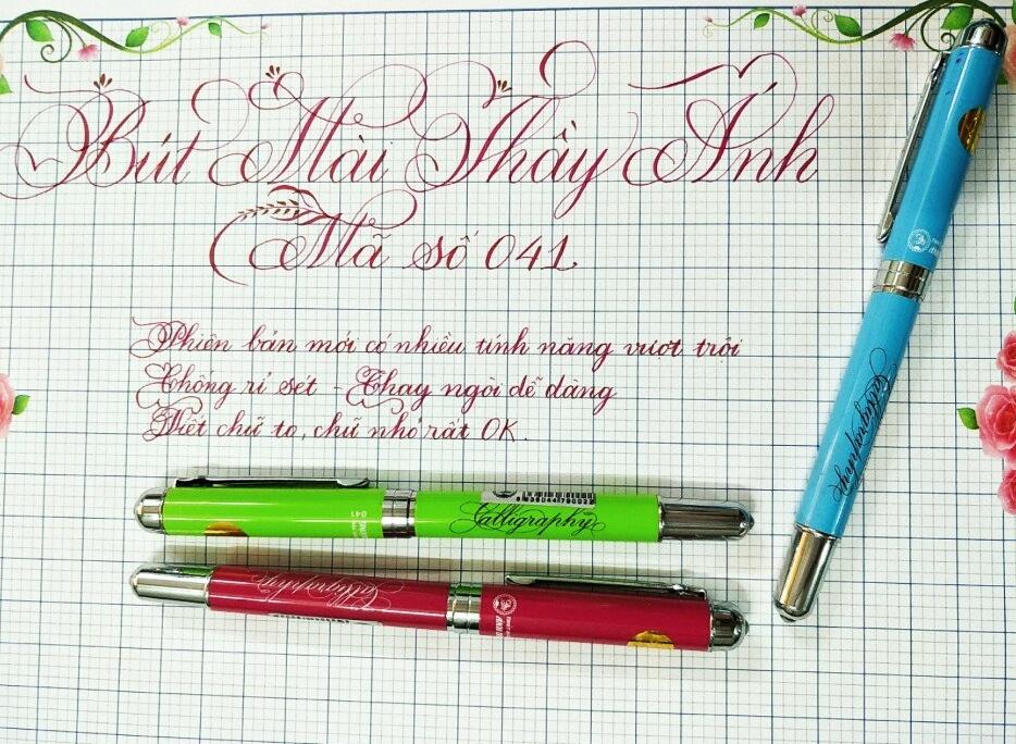 Bút mài thầy Ánh SH041 Calligraphy (tặng hộp chống xước)