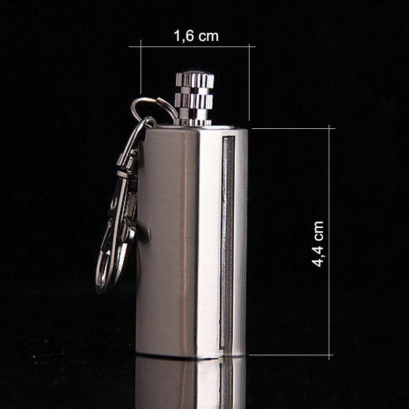 [HCM]Bật lửa móc khóa xăng kiểu diêm quẹt