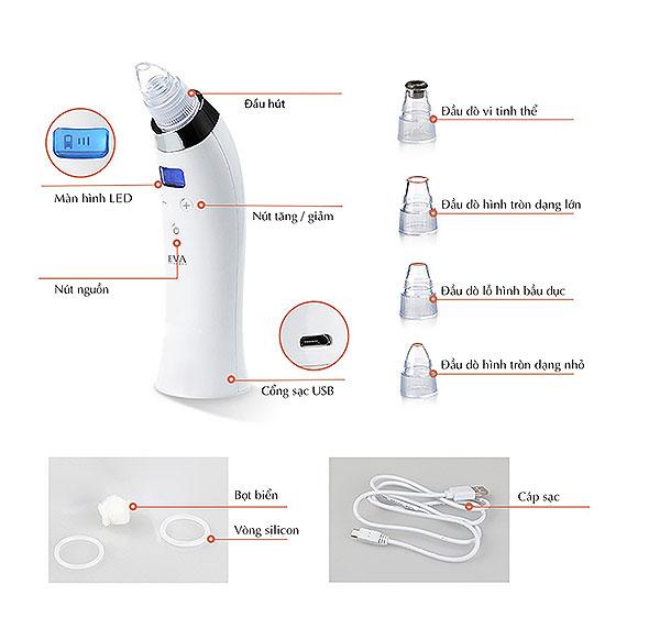 Máy hút mụn Comedo Suction (máy hút tất cả các loại mụn)