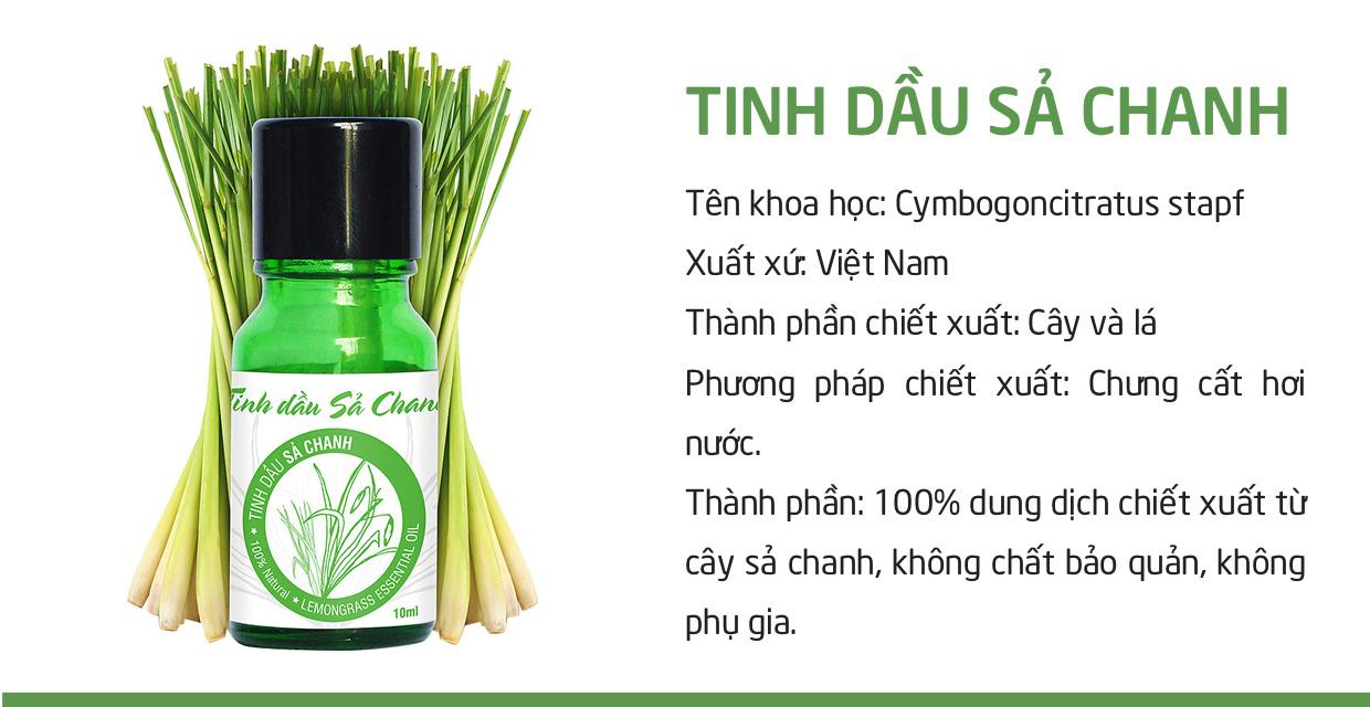[HCM]Tinh Dầu Sả Chanh Đất Việt (10ml)