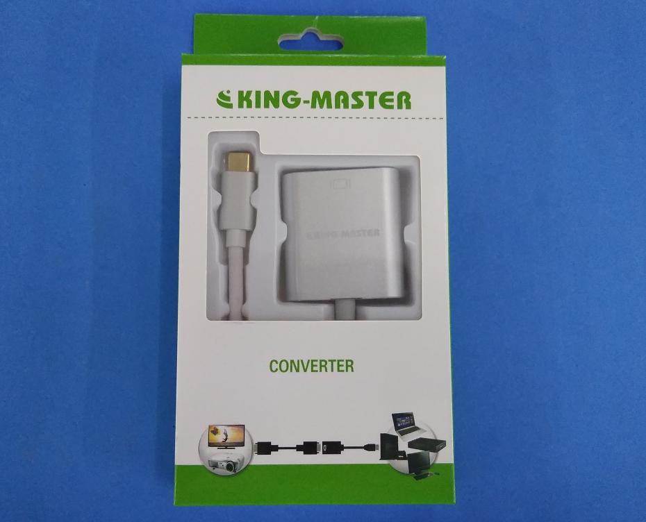 Cáp chuyển USB TYPE-C sang DVI 24+5 King-Master KY-V006S