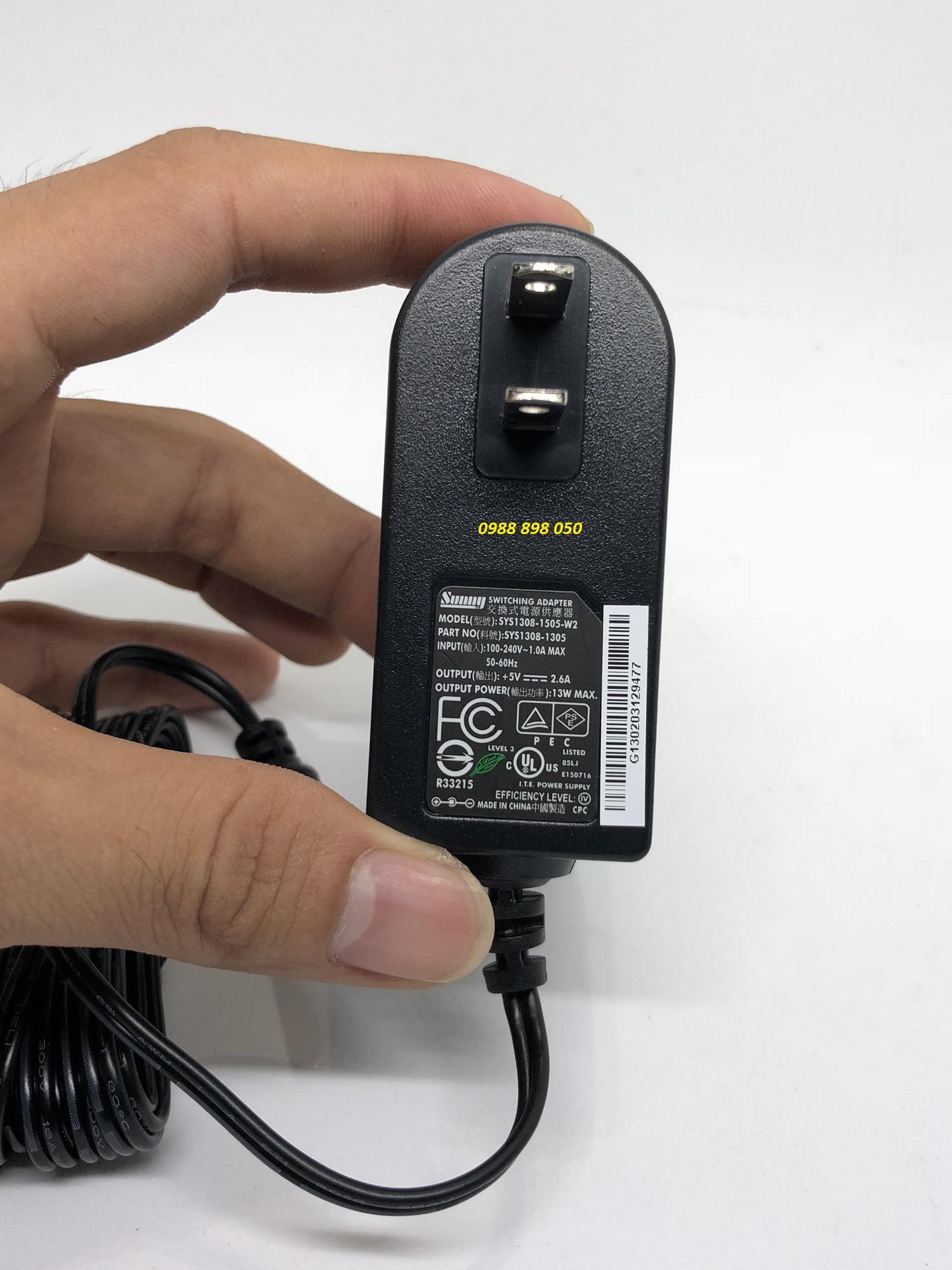 Adapter 5v cho máy chấm công vân tay Ronald jack X638C