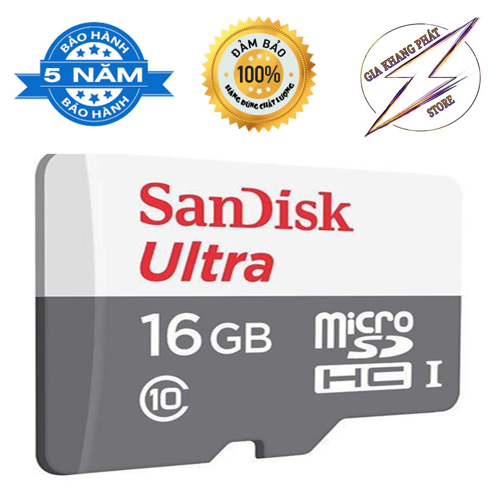 Thẻ nhớ SanDisk Micro SDHC 16/32/64/128GB 80MB/s
