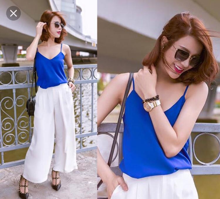 ÁO VOAN 2 DÂY THỜI TRANG