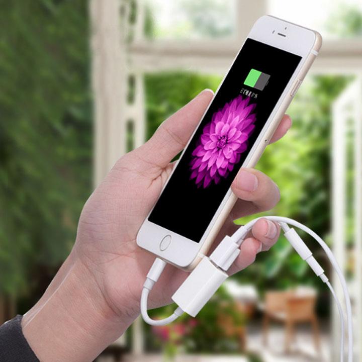 Cáp chia cổng Lightning 1 ra 2 cho Ip 7, 8