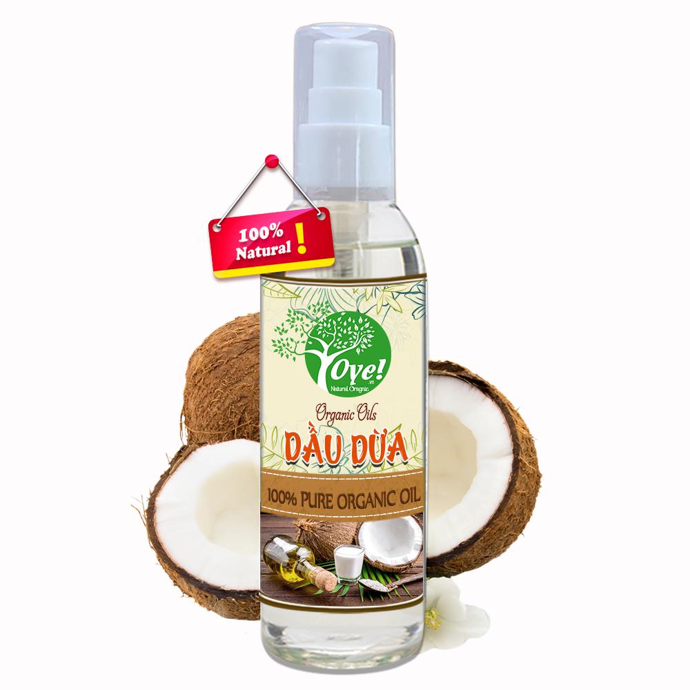 Dầu Dừa Nguyên Chất 100ml, Dưỡng Da, Chăm Sóc Tóc - OYE