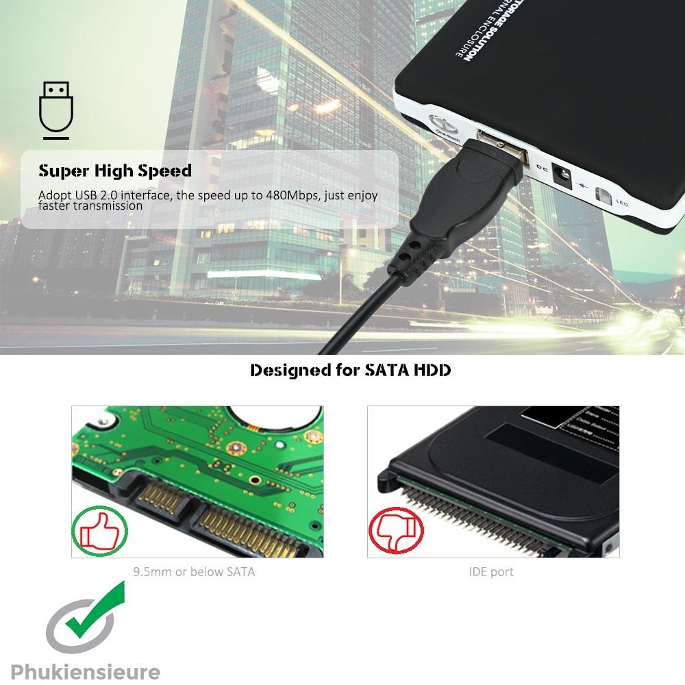 HDD Box Sata 2.5 SSK SHE037 (Đen)