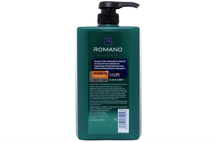 Dầu Gội Romano  Classic 650G