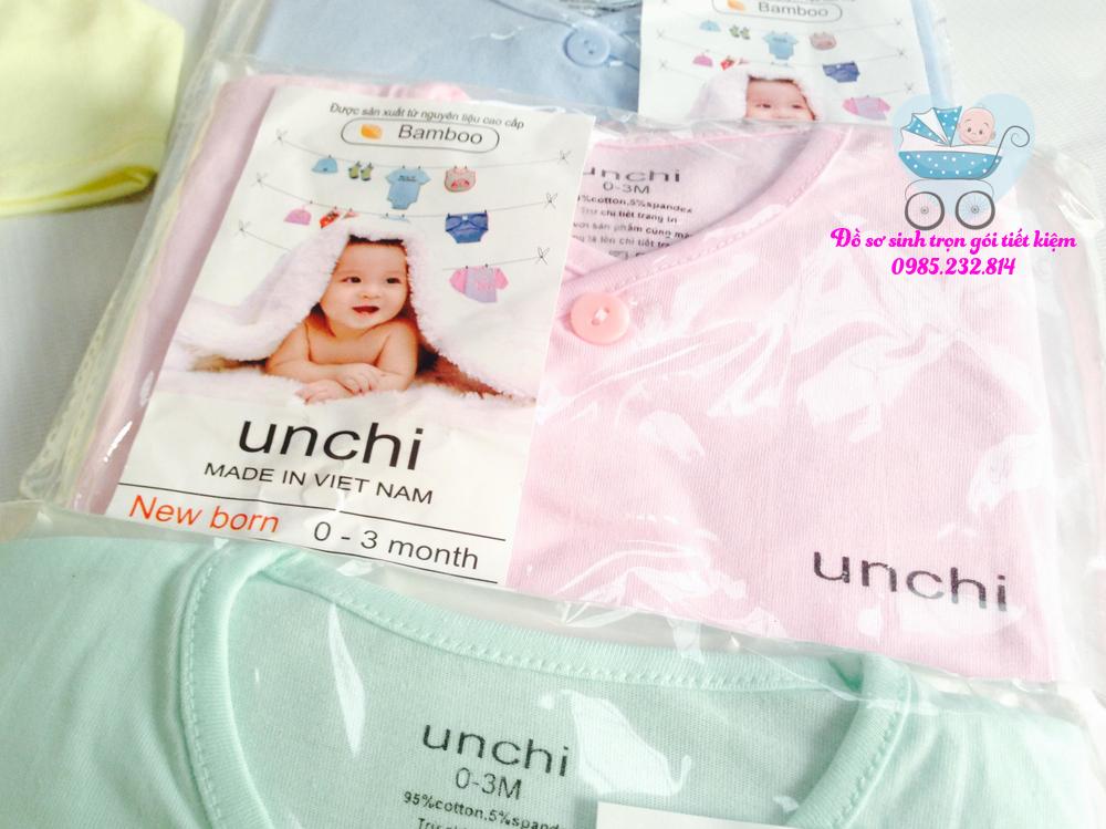 Bộ UNCHI cotton cúc lệch