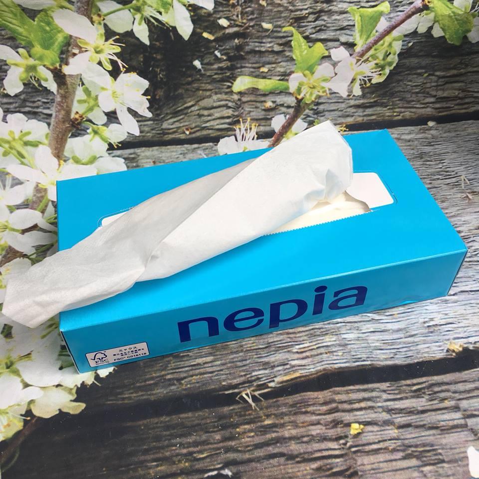 Hộp giấy ăn Nepi Nepi 150 tờ (Pack 5 hộp) Nepia đến từ Nhật Bản