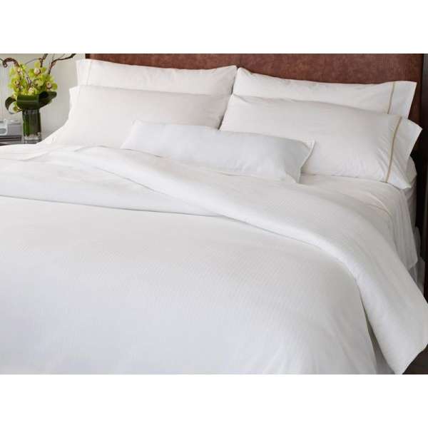 Drap trải giường cotton trắng trơn 1m-m8 cho Khách sạn và gia đình