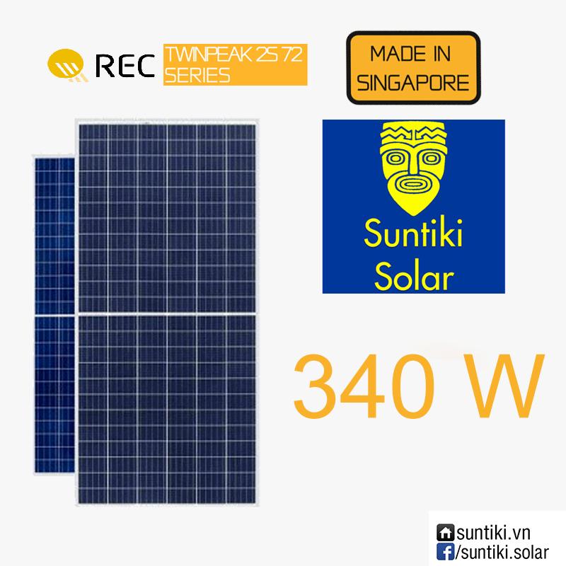 Tấm pin năng lượng mặt trời REC 340W 72 cell (Solar Panels) 340W (11-25 tấm)