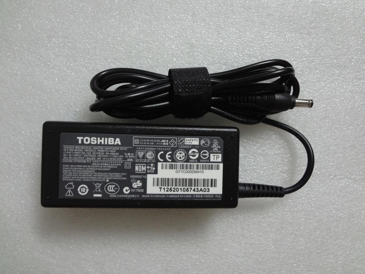 Sạc laptop toshiba 19v-3.42a