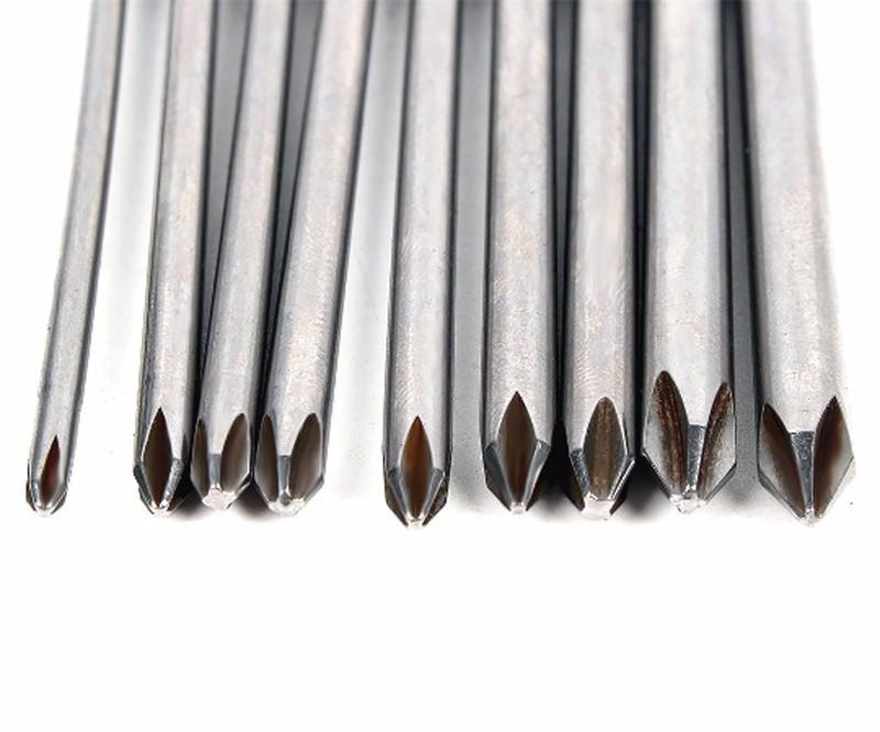 Bộ 9 mũi tô vít lắp máy khoan 100mm