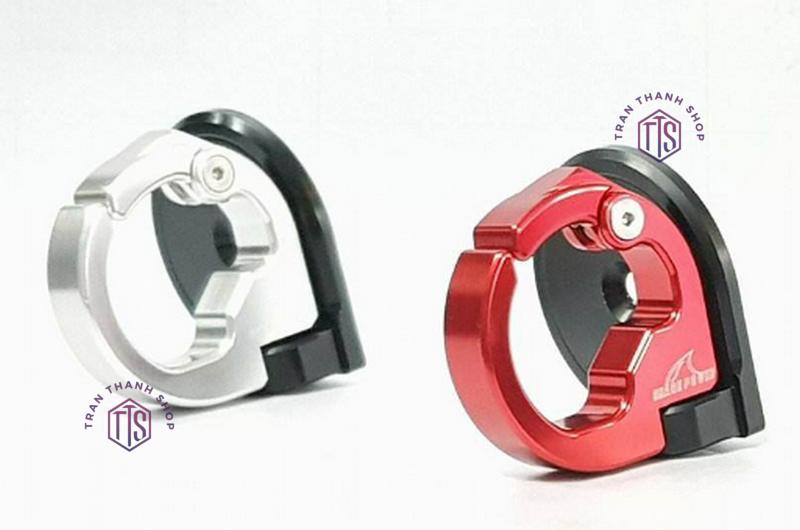 Móc treo đồ xe máy cho xe VARIO, CLICK THÁI FULL NHÔM CNC ( BẠC ÁNH KIM )