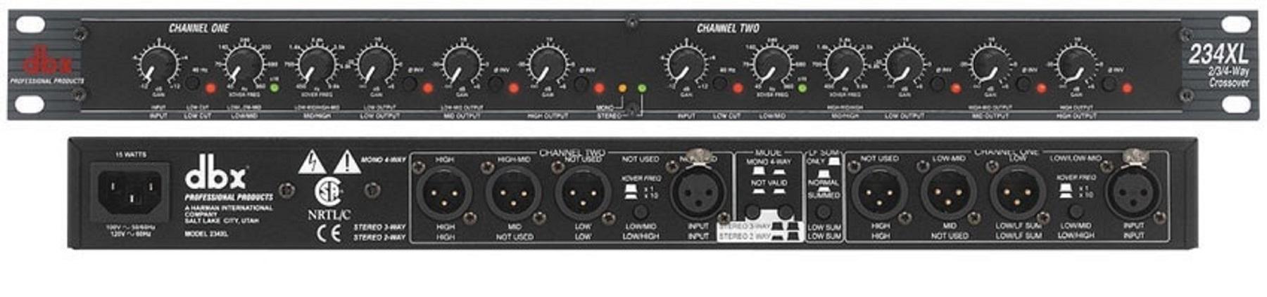 PHÂN TẦN CROSSOVER DBX 234XL-LOẠI 1