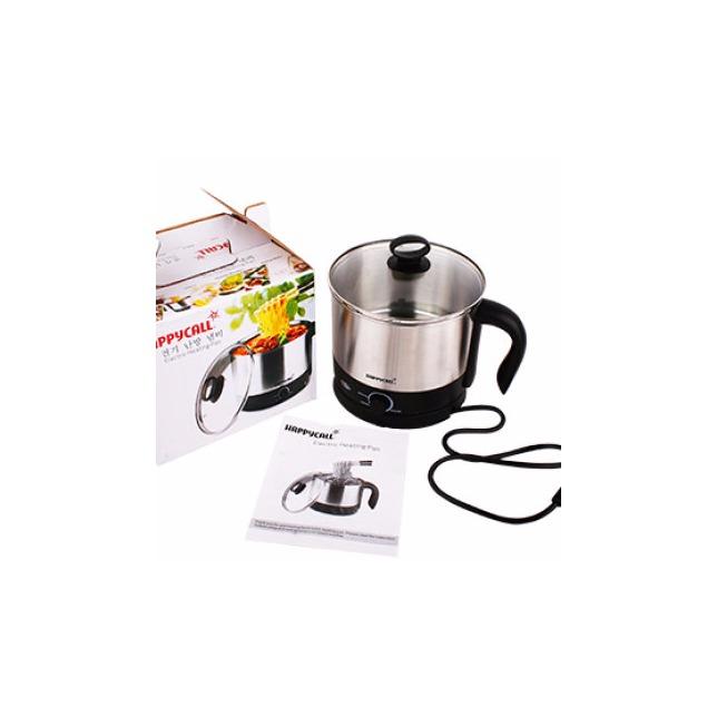 Nồi Điện Siêu Tốc Đa Năng INOX Happycall 1,5lit ( Nấu mỳ, đun nước, ăn lẩu mini.....)