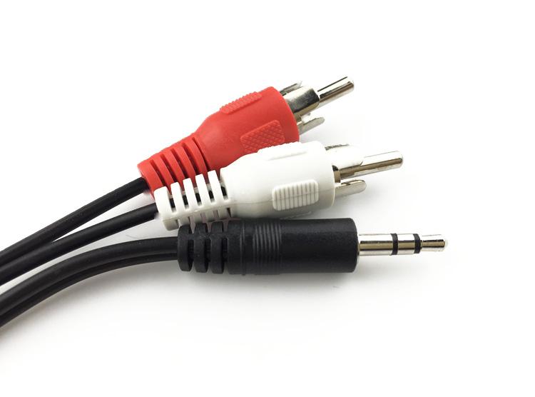 Dây loa 1 đầu 3.5 ra 2 đầu AV