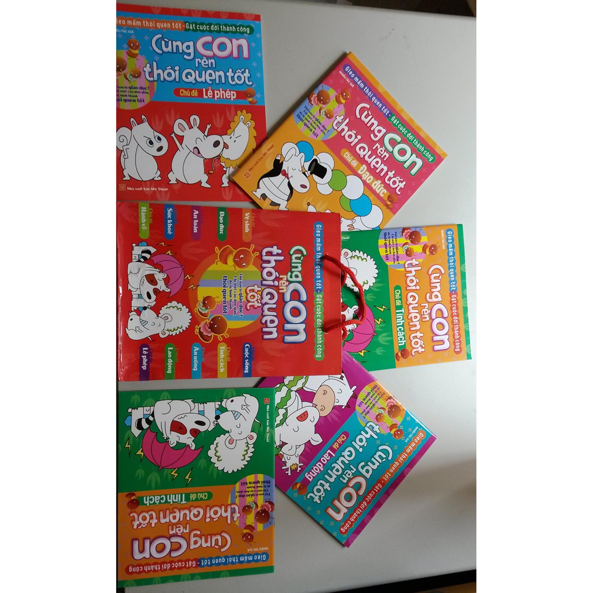 Sách: Combo Cùng Con Rèn Thói Quen Tốt (Túi 10 Cuốn)