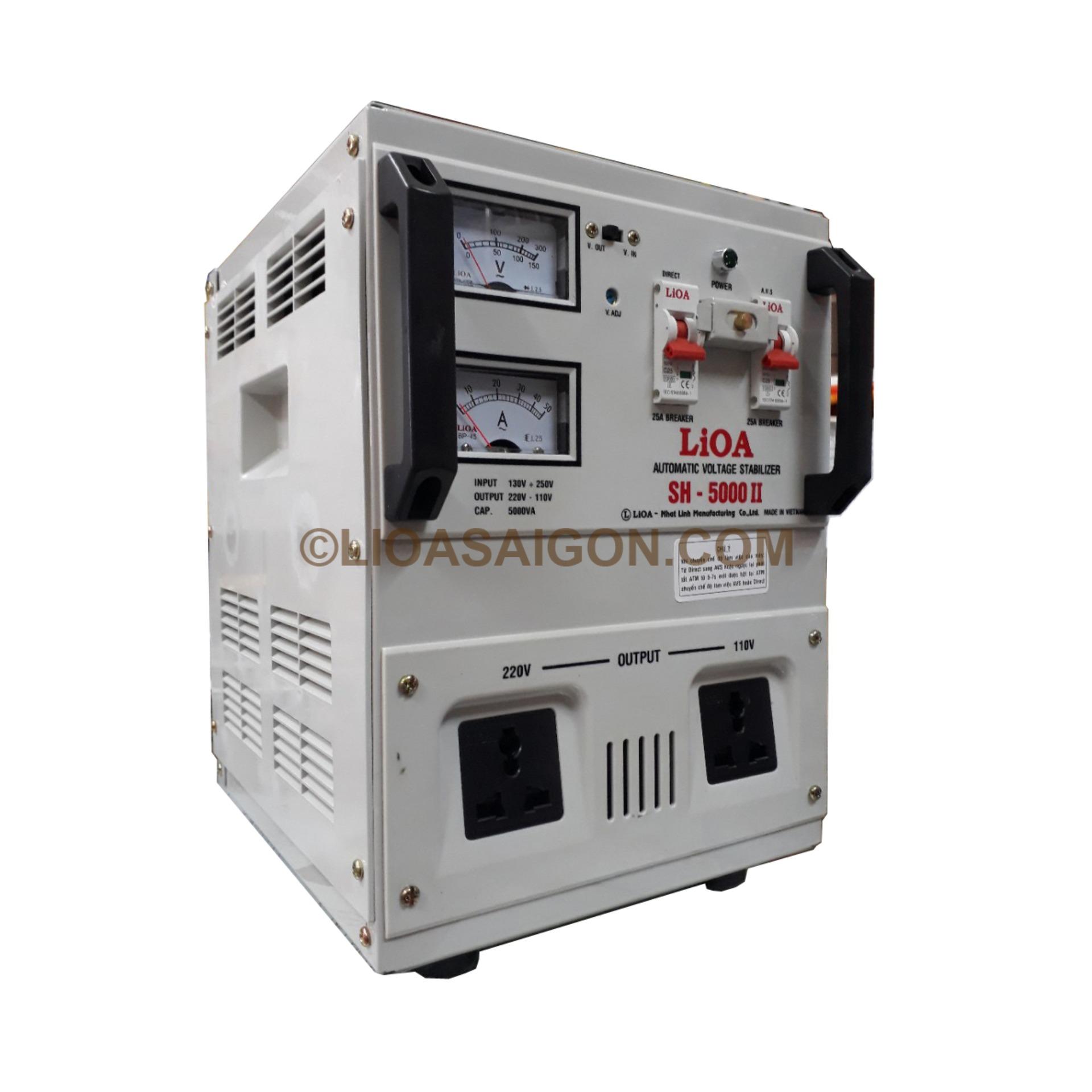 Ổn Áp Lioa 1p Sh-5kva - Sh-5000(Xám)