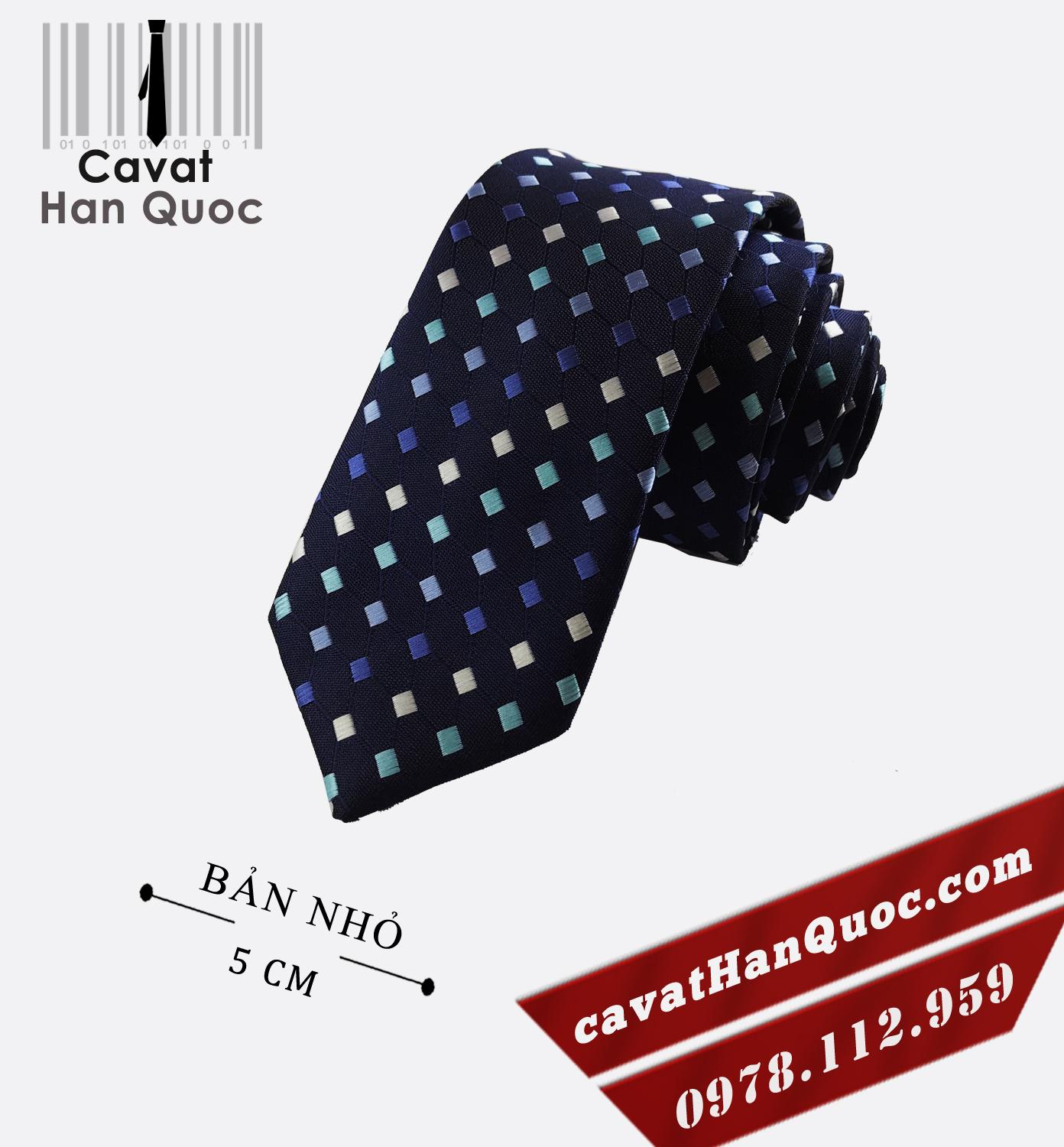 CÀ VẠT NAM - CARAVAT NAM CHẤM BI VUÔNG