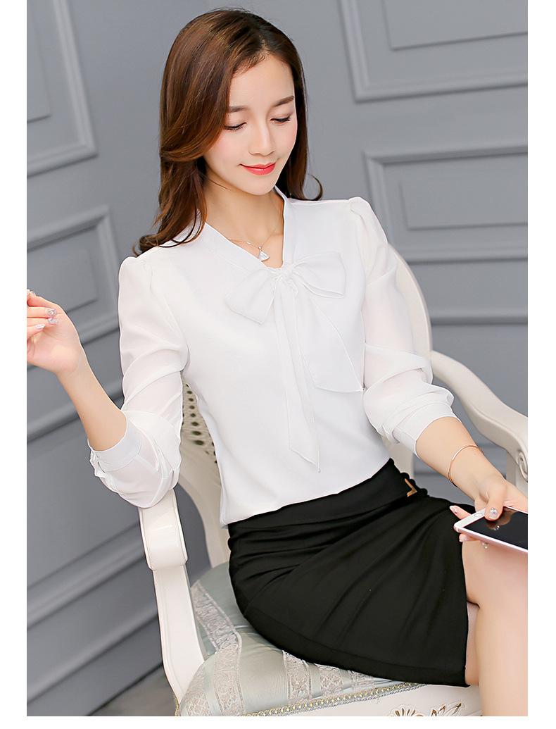 Áo Sơ Mi Nữ YAME SMN 309 Màu Trắng