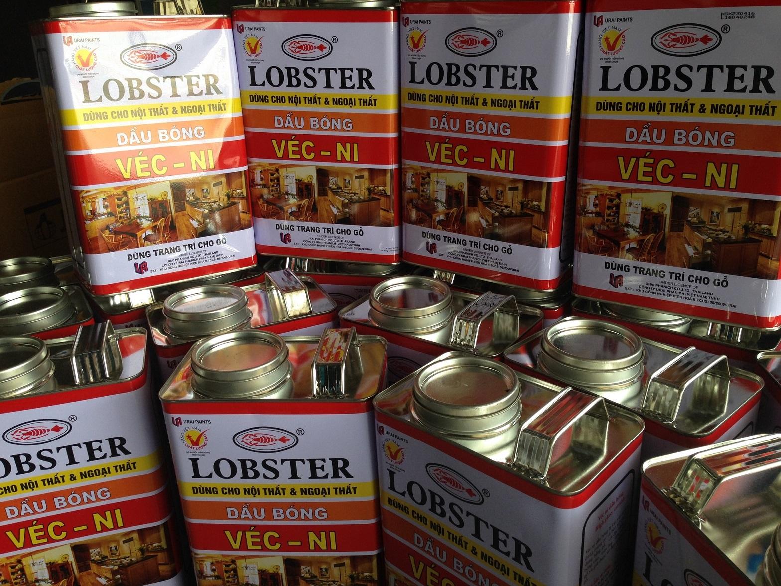Sơn gỗ, sơn Véc Ni Lobster bảo vệ bề mặt gỗ 875ML
