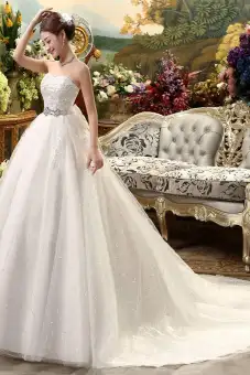 Pregnant Women Wedding Dress For Women Bride 2019 New Style Korean