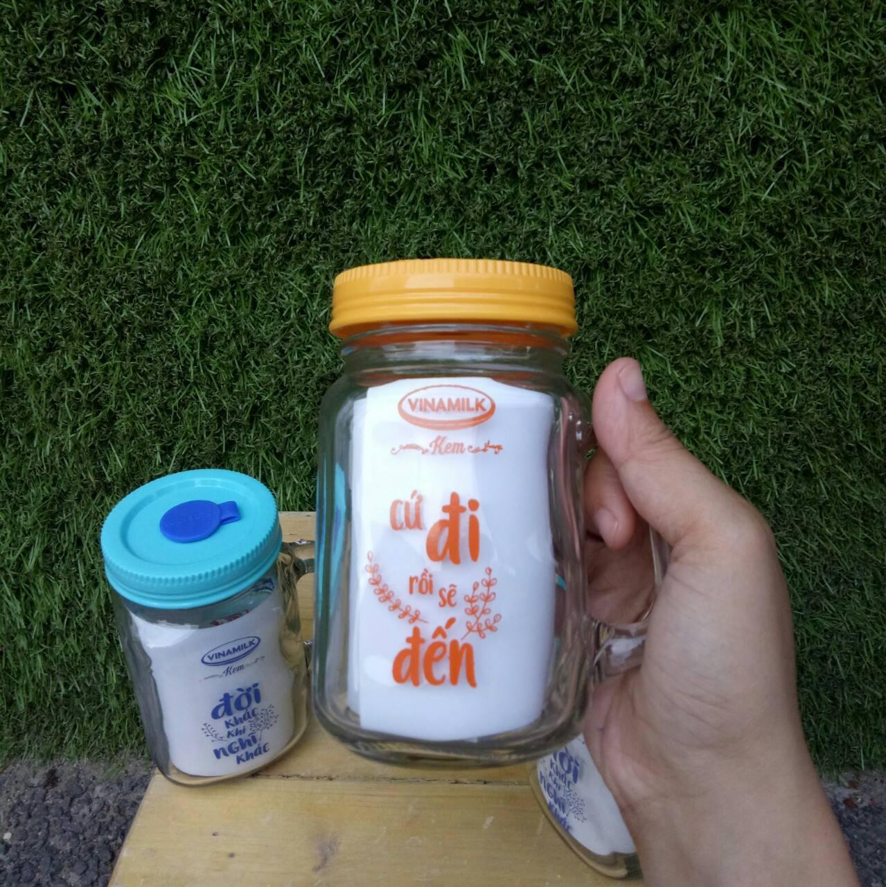 set 2 ly thủy tinh lock&lock 500ml có quai cầm