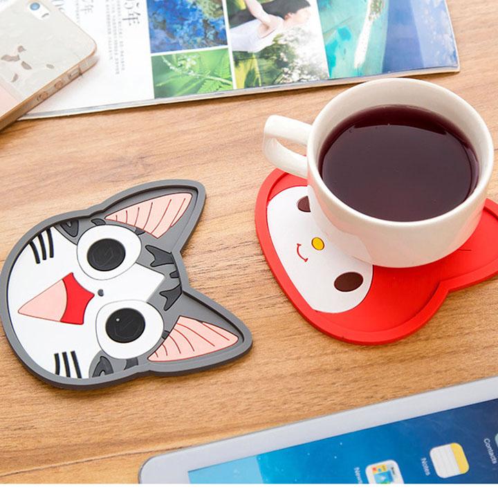 Combo 5 Miếng Lót Ly Hình Thú