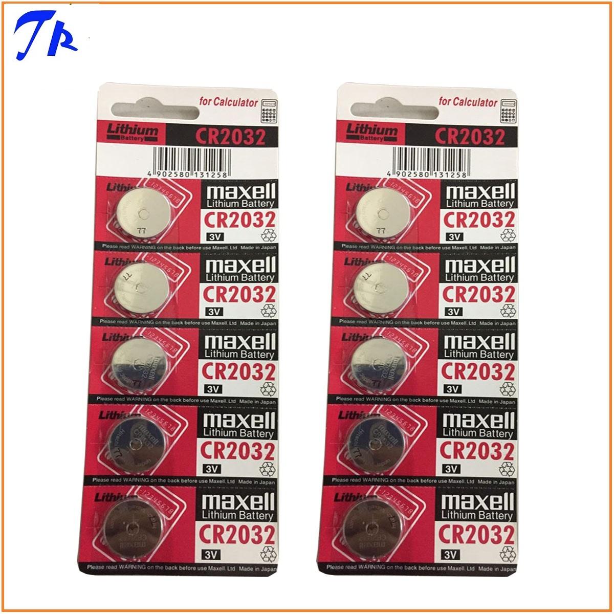 [HCM]2 viên Pin CR2032 Maxell pin cmos lithium 3v