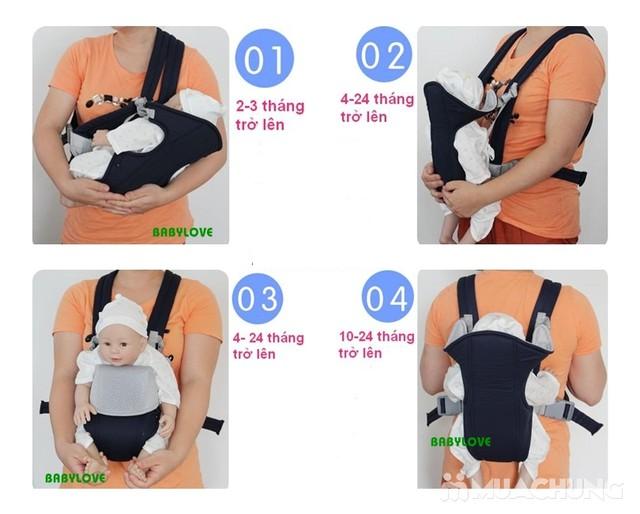 Địu em bé 4 tư thế loại dầy