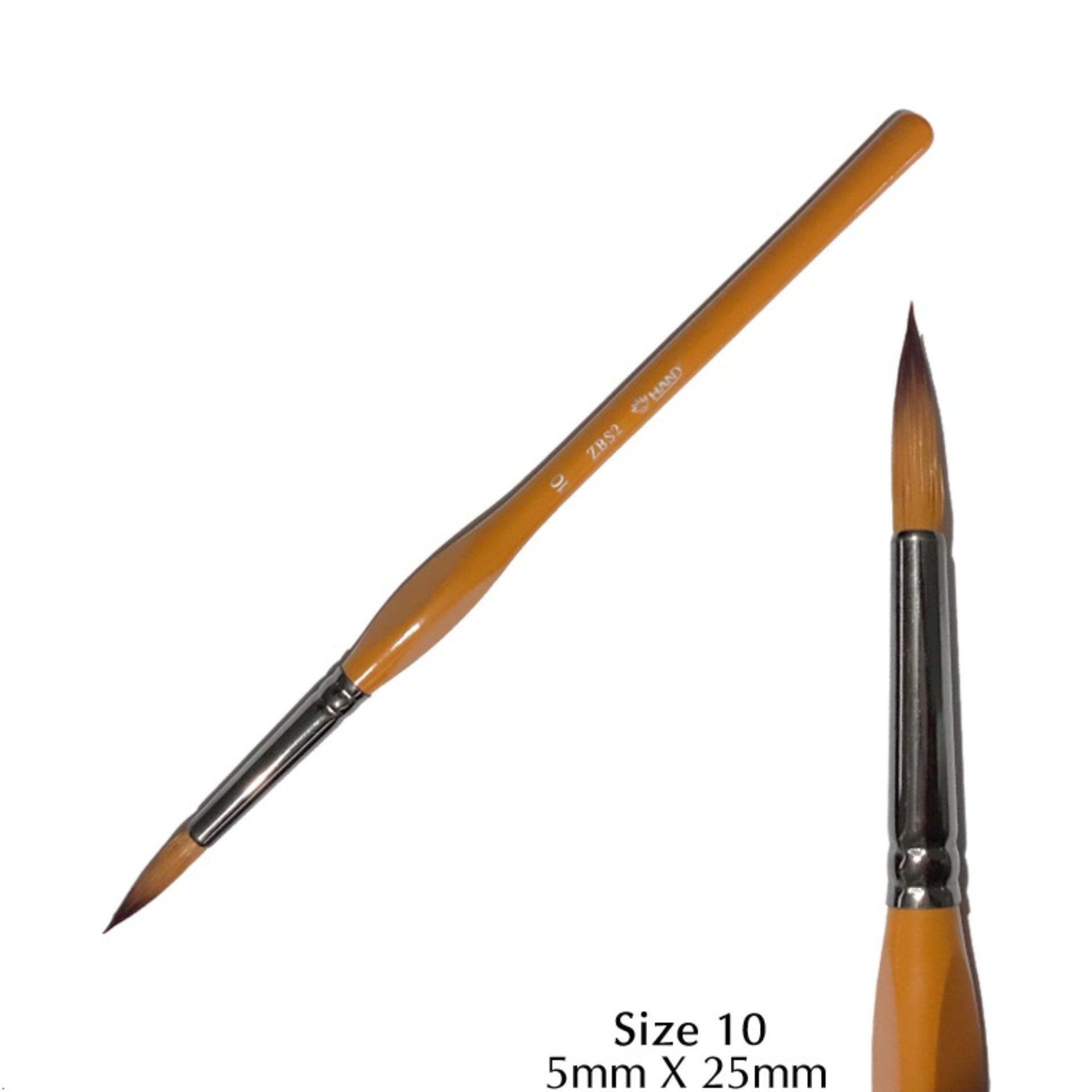 [HCM]SỐ 10 - CỌ VẼ MÀU NƯỚC ĐẦU TRÒN HAND ZBS2