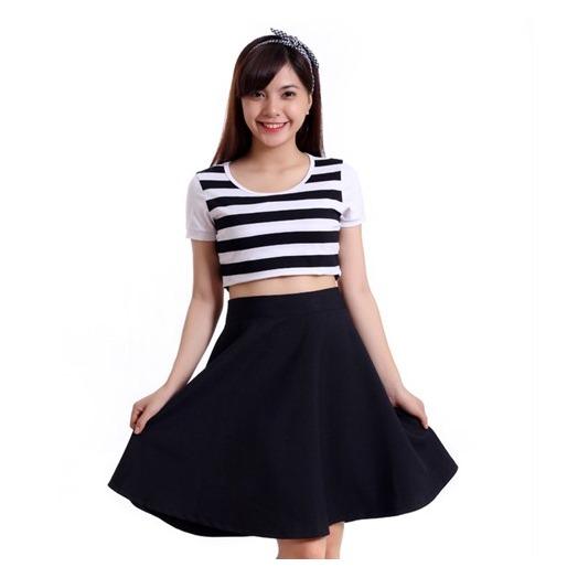 CHÂN VÁY XÒE DÀI thời trang CHẤT UMI CAO CẤP có big size đến 67KG