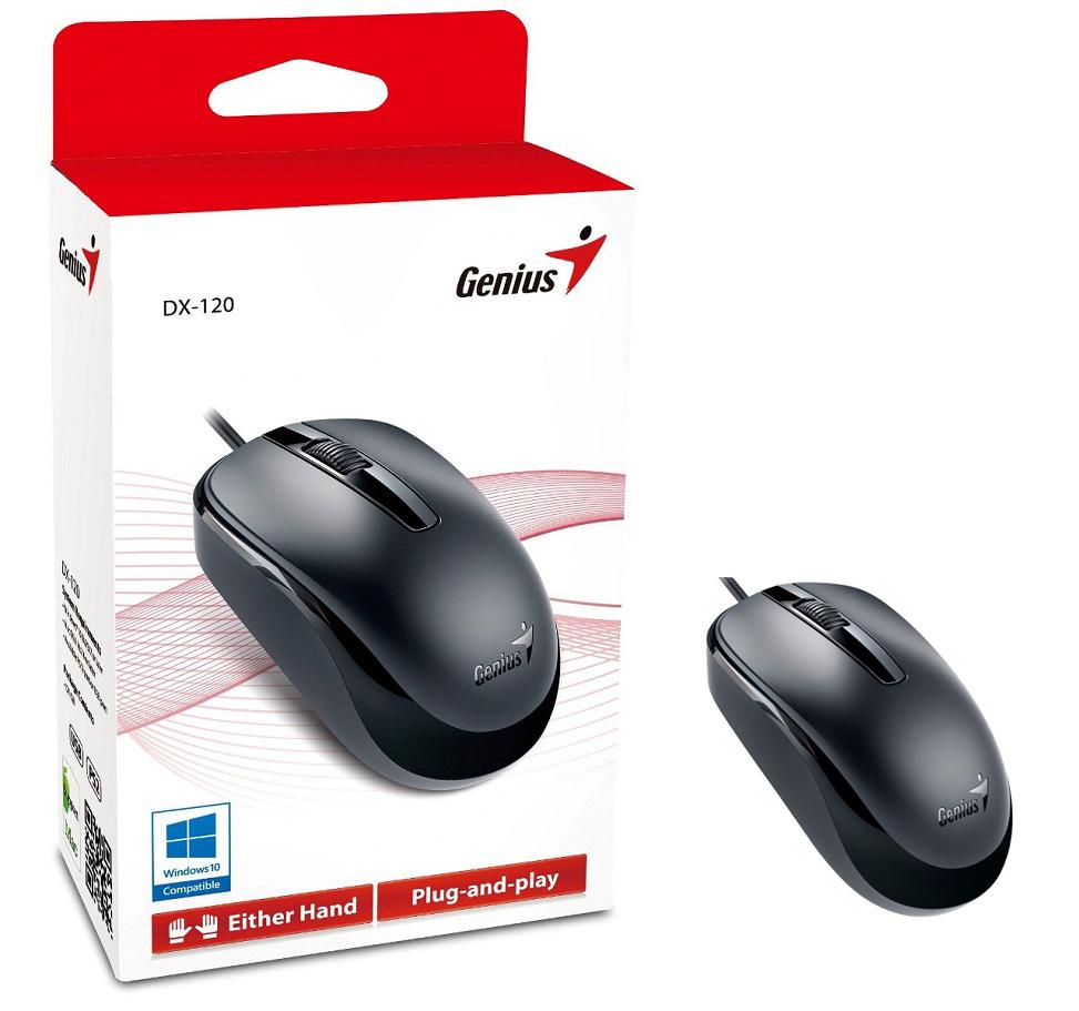 Chuột quang có dây Genius DX 120 ( màu đen)
