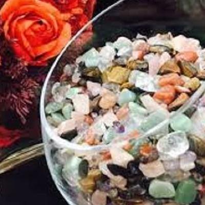 1kg Đá Thạch Anh Vụn Nhiều Màu