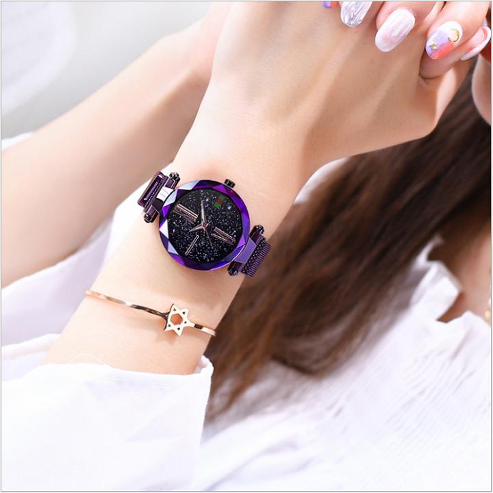 Đồng Hồ Nữ DIMINI Dây Nam Châm Cao Cấp