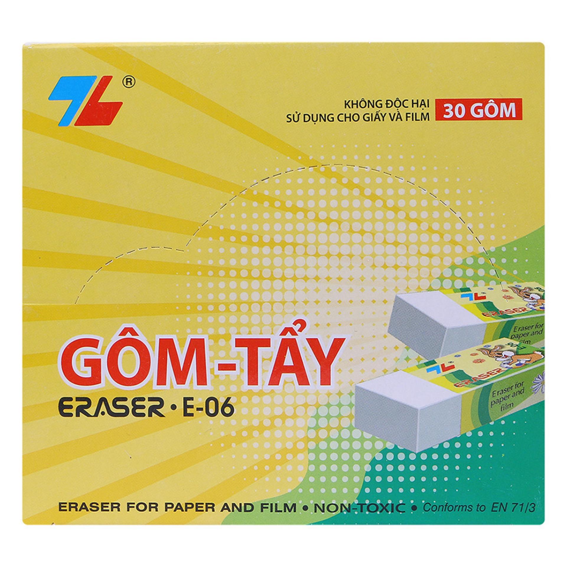 [HCM]BỘ 10 CỤC GÔM THIÊN LONG E-06
