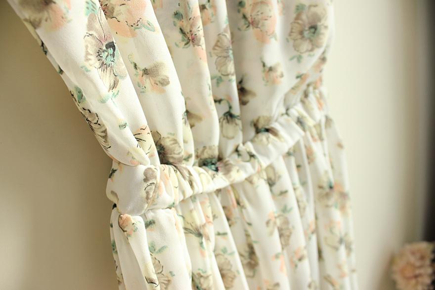 Đầm voan retro duyên dáng