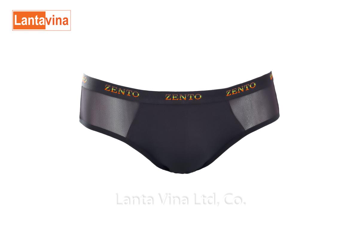 Combo 3 quần lót nam cao cấp Zento (thun lạnh pha lưới)
