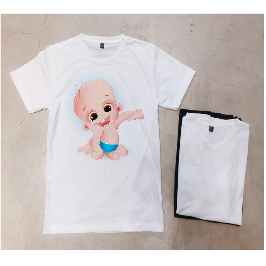 Áo thun in hình baby cute form rộng hàn quốc vải dày mịn TEWO88