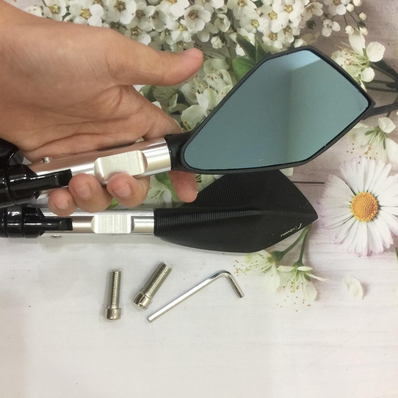 CẢNH BÁO SẮP HẾT - Bộ 2 gương kính - tròn RIZOMA tân trang xe siêu đẹp và rẻ M70-bac-4