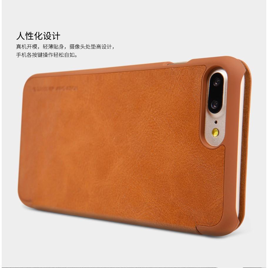 Bao da iPhone 7 Plus / 7s Plus Nillkin Qin PU Leather (ghi chú màu)