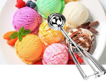 Muỗng múc kem inox 4cm
